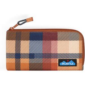 Womens Cabin Plaid Zip Closure Clutch with Detachable Strap
